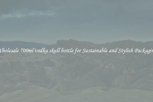 Wholesale 700ml vodka skull bottle for Sustainable and Stylish Packaging