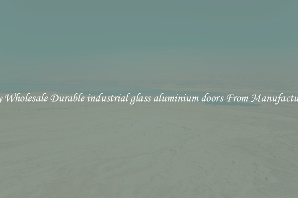 Buy Wholesale Durable industrial glass aluminium doors From Manufacturers