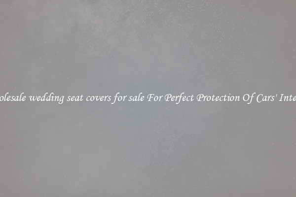 Wholesale wedding seat covers for sale For Perfect Protection Of Cars' Interior 