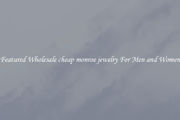 Featured Wholesale cheap monroe jewelry For Men and Women