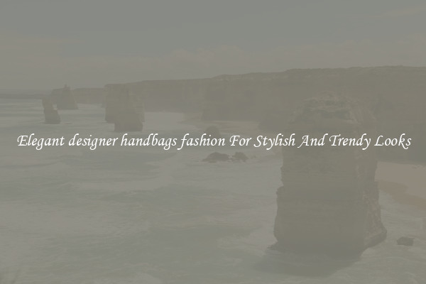 Elegant designer handbags fashion For Stylish And Trendy Looks