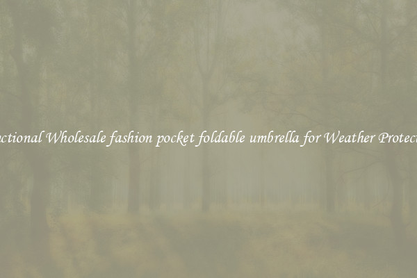 Functional Wholesale fashion pocket foldable umbrella for Weather Protection 