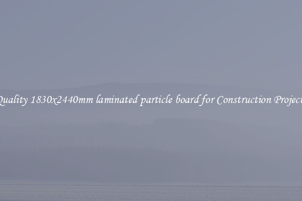 Quality 1830x2440mm laminated particle board for Construction Projects